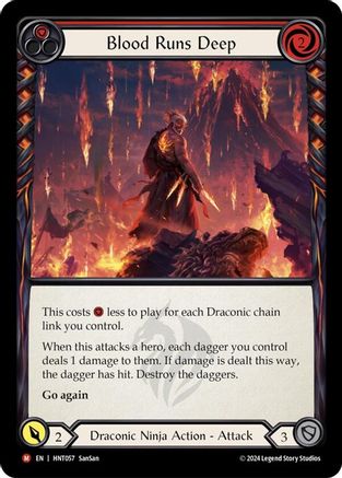 Blood Runs Deep (HNT057) [The Hunted] - Deck Out Gaming