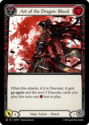 Art of the Dragon: Blood (HNT071) [The Hunted] - Deck Out Gaming