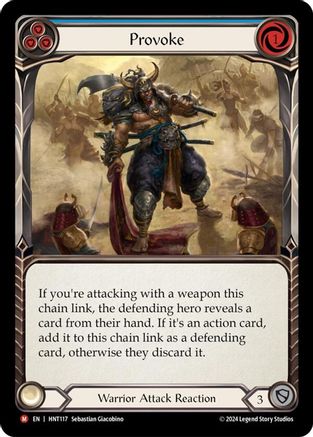 Provoke (HNT117) [The Hunted] Rainbow Foil - Deck Out Gaming