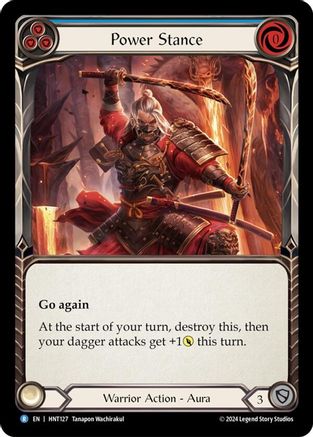 Power Stance (HNT127) [The Hunted] Rainbow Foil - Deck Out Gaming