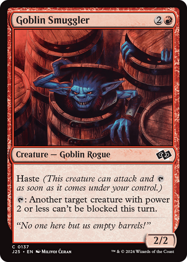 Goblin Smuggler (137) [Foundations Jumpstart] - Deck Out Gaming