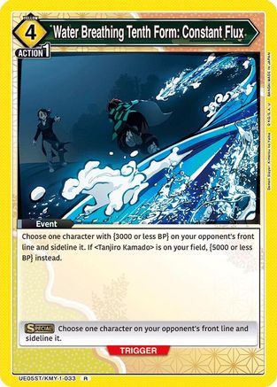 Water Breathing Tenth Form: Constant Flux (UE05ST/KMY-1-033) [UE05ST: Demon Slayer: Kimetsu no Yaiba Starter Deck] - Deck Out Gaming
