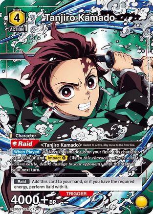Tanjiro Kamado (103) (SR*) (UE05ST/KMY-1-103) [UE05ST: Demon Slayer: Kimetsu no Yaiba Starter Deck] Foil - Deck Out Gaming