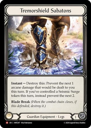 Tremorshield Sabatons (HNT247) [The Hunted] - Deck Out Gaming