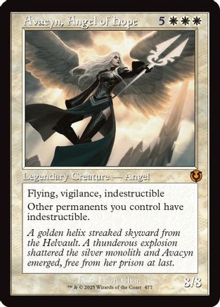 Avacyn, Angel of Hope (Retro Frame) (477) [Innistrad Remastered] - Deck Out Gaming