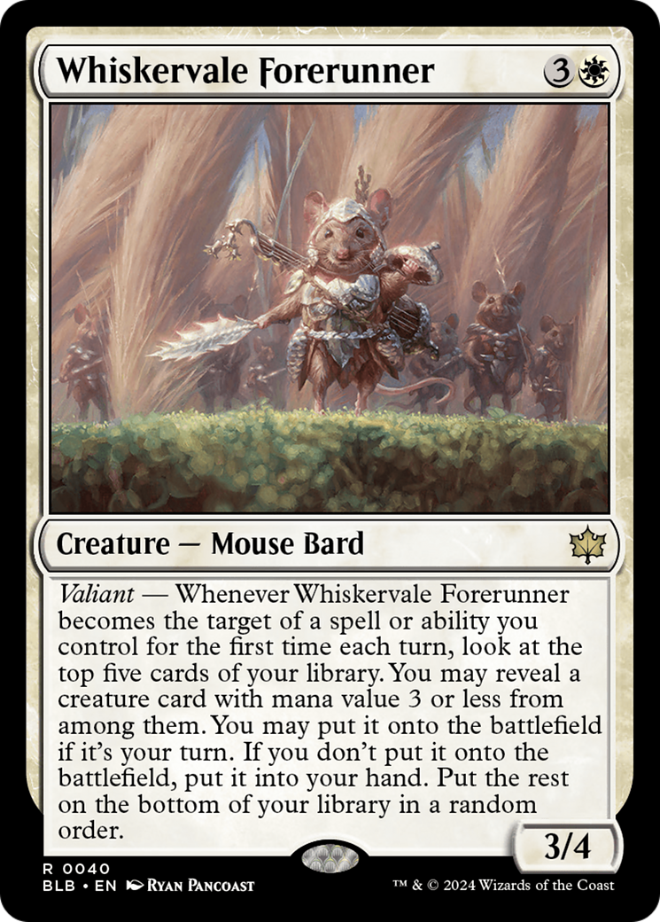 Whiskervale Forerunner (40) [Bloomburrow] - Deck Out Gaming