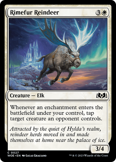 Rimefur Reindeer (27) [Wilds of Eldraine] foil - Deck Out Gaming