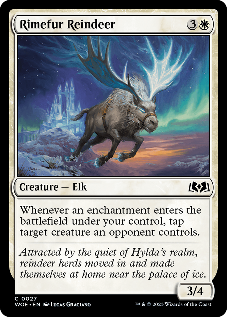Rimefur Reindeer (27) [Wilds of Eldraine] foil - Deck Out Gaming