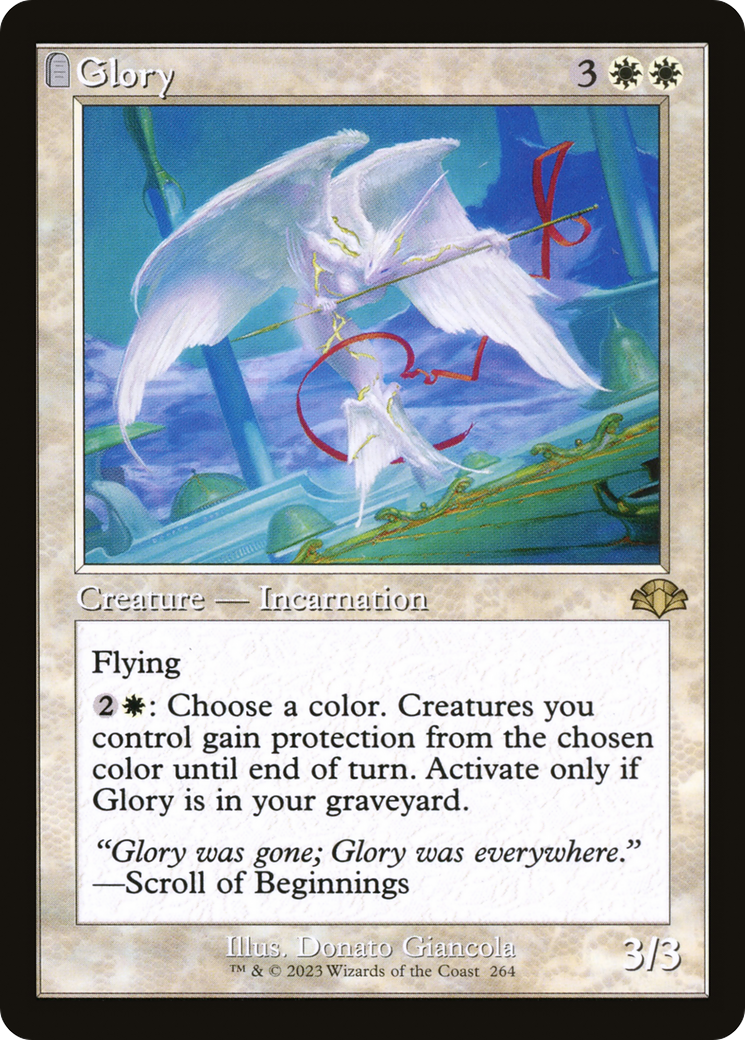 Glory (Retro Frame) (264) [Dominaria Remastered] foil - Deck Out Gaming