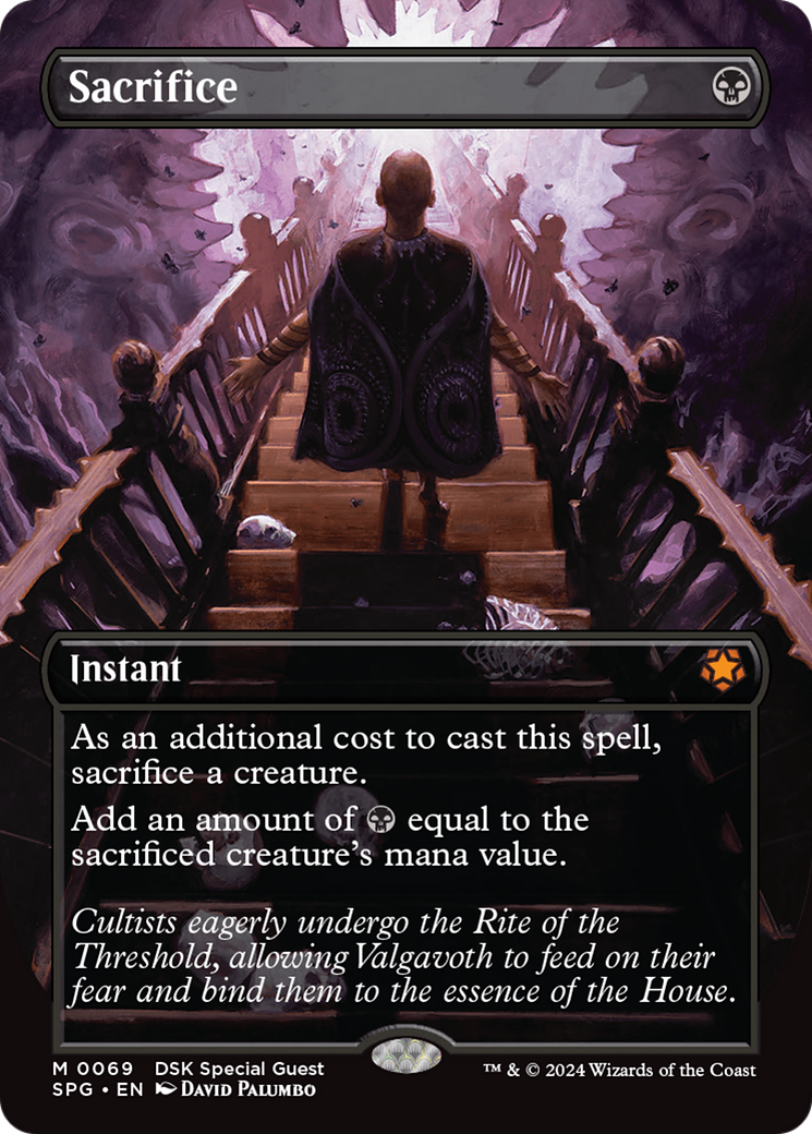Sacrifice (Borderless) (69) [Special Guests] - Deck Out Gaming