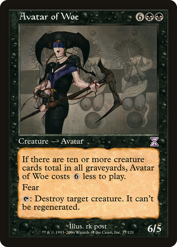 Avatar of Woe (37) [Time Spiral Timeshifted] - Deck Out Gaming