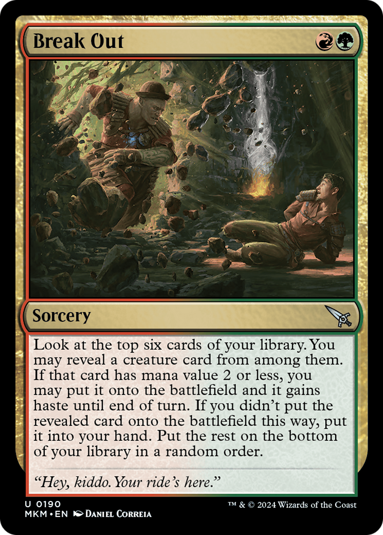 Break Out (b) (190) [Murders at Karlov Manor] foil - Deck Out Gaming