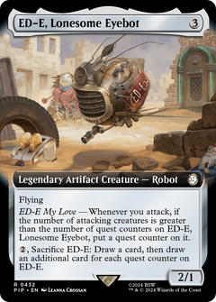 ED-E, Lonesome Eyebot (Extended Art) (432) [Fallout] foil - Deck Out Gaming