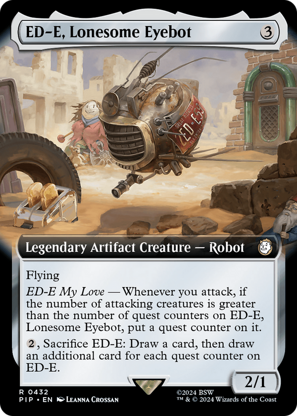ED-E, Lonesome Eyebot (Extended Art) (432) [Fallout] - Deck Out Gaming