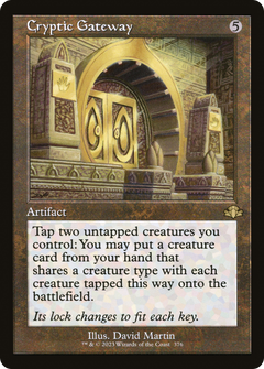 Cryptic Gateway (Retro Frame) (376) [Dominaria Remastered] foil - Deck Out Gaming