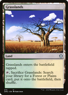 Grasslands (214) [Commander: Dominaria United] - Deck Out Gaming