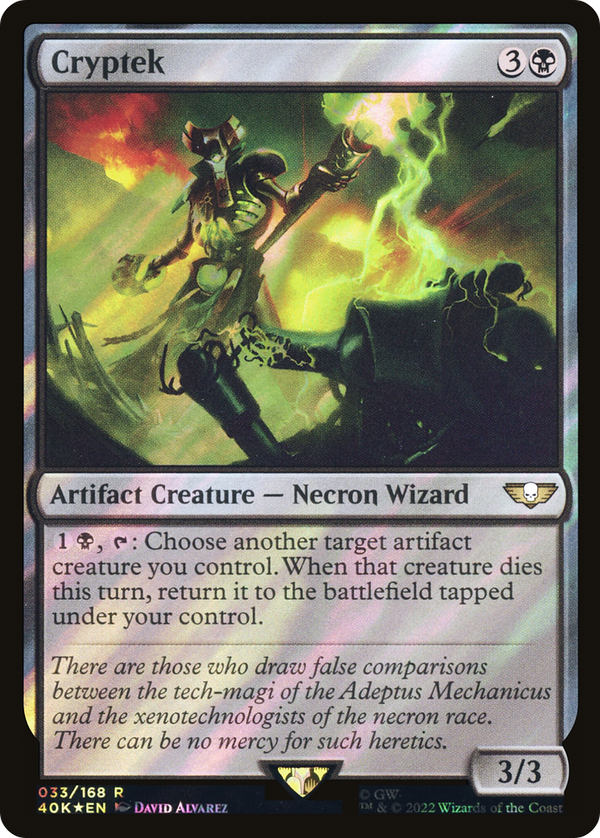 Cryptek (Surge Foil) (33) [Warhammer 40,000 Commander] foil - Deck Out Gaming