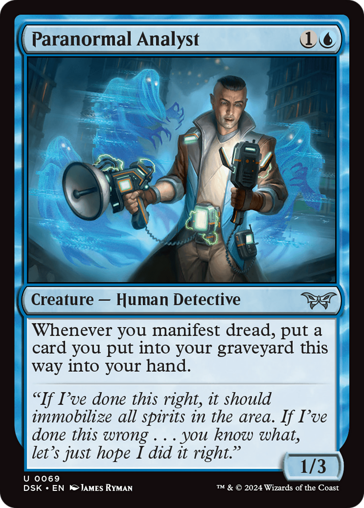 Paranormal Analyst (69) [Duskmourn: House of Horror] foil - Deck Out Gaming