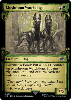 Mushroom Watchdogs (Showcase Scrolls) (631) [The Lord of the Rings: Tales of Middle-earth] foil - Deck Out Gaming