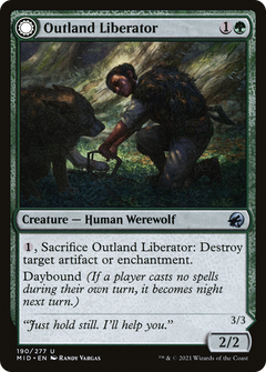 Outland Liberator // Frenzied Trapbreaker (190) [Innistrad: Midnight Hunt] - Deck Out Gaming