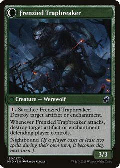 Outland Liberator // Frenzied Trapbreaker (190) [Innistrad: Midnight Hunt] foil - Deck Out Gaming