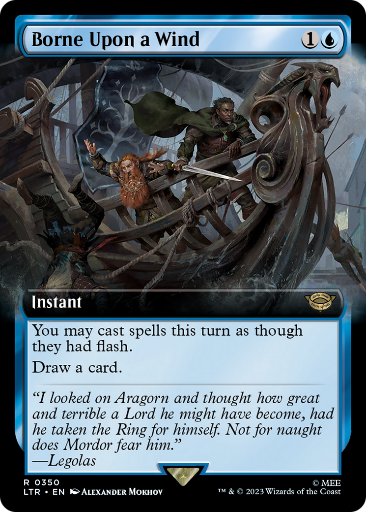 Borne Upon a Wind (Extended Art) (350) [The Lord of the Rings: Tales of Middle-earth] - Deck Out Gaming