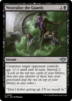 Neutralize the Guards (95) [Outlaws of Thunder Junction] foil - Deck Out Gaming