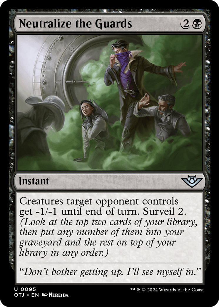 Neutralize the Guards (95) [Outlaws of Thunder Junction] foil - Deck Out Gaming
