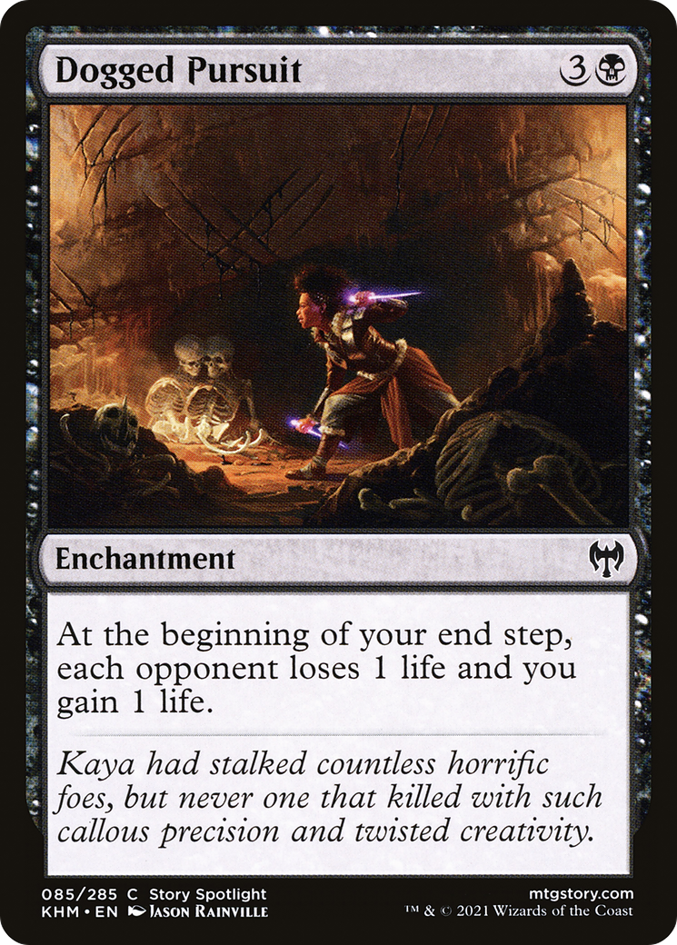 Dogged Pursuit (85) [Kaldheim] foil - Deck Out Gaming