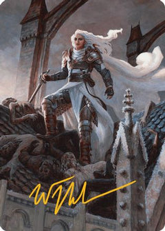 Thalia, Heretic Cathar Art Card (Gold-Stamped Signature) (2) [Innistrad Remastered] - Deck Out Gaming