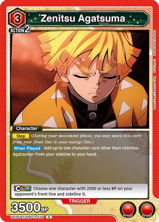 Zenitsu Agatsuma (070) (UE05BT/KMY-1-070) [Demon Slayer: Kimetsu no Yaiba] Foil - Deck Out Gaming