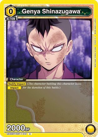 Genya Shinazugawa (012) (UE05BT/KMY-1-012) [Demon Slayer: Kimetsu no Yaiba] - Deck Out Gaming