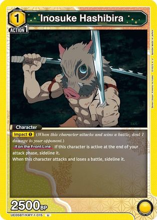 Inosuke Hashibira (015) (UE05BT/KMY-1-015) [Demon Slayer: Kimetsu no Yaiba] - Deck Out Gaming