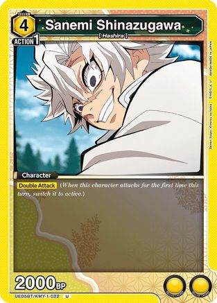 Sanemi Shinazugawa (022) (UE05BT/KMY-1-022) [Demon Slayer: Kimetsu no Yaiba] - Deck Out Gaming