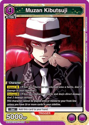Muzan Kibutsuji (035) (UE05BT/KMY-1-035) [Demon Slayer: Kimetsu no Yaiba] Foil - Deck Out Gaming