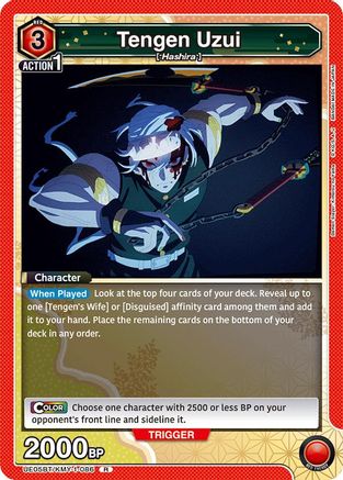 Tengen Uzui (086) (UE05BT/KMY-1-086) [Demon Slayer: Kimetsu no Yaiba] Foil - Deck Out Gaming