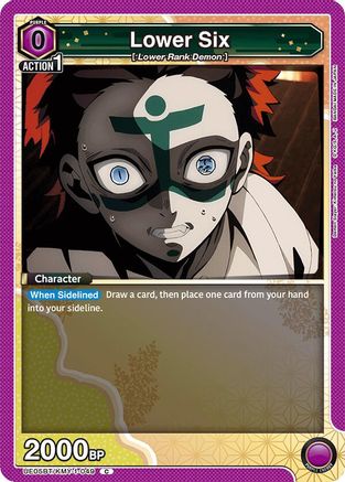 Lower Six (UE05BT/KMY-1-049) [Demon Slayer: Kimetsu no Yaiba] - Deck Out Gaming