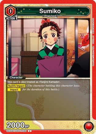 Sumiko (UE05BT/KMY-1-092) [Demon Slayer: Kimetsu no Yaiba] - Deck Out Gaming