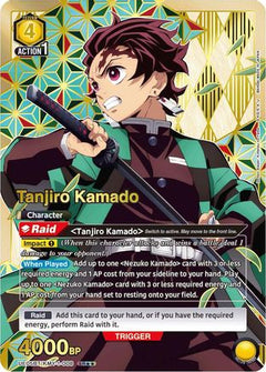 Tanjiro Kamado (008) (SR**) (UE05BT/KMY-1-008) [Demon Slayer: Kimetsu no Yaiba] Foil - Deck Out Gaming