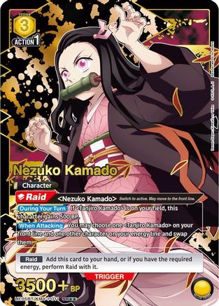 Nezuko Kamado (011) (SR**) (UE05BT/KMY-1-011) [Demon Slayer: Kimetsu no Yaiba] Foil - Deck Out Gaming