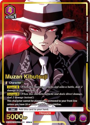 Muzan Kibutsuji (035) (SR**) (UE05BT/KMY-1-035) [Demon Slayer: Kimetsu no Yaiba] Foil - Deck Out Gaming