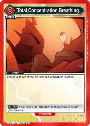 Total Concentration Breathing (099) (UE05BT/KMY-1-099) [Demon Slayer: Kimetsu no Yaiba] - Deck Out Gaming