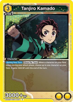 Tanjiro Kamado (001) (UE05BT/KMY-2-001) [Demon Slayer: Kimetsu no Yaiba] Foil - Deck Out Gaming
