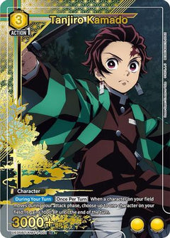 Tanjiro Kamado (001) (R*) (UE05BT/KMY-2-001) [Demon Slayer: Kimetsu no Yaiba] Foil - Deck Out Gaming