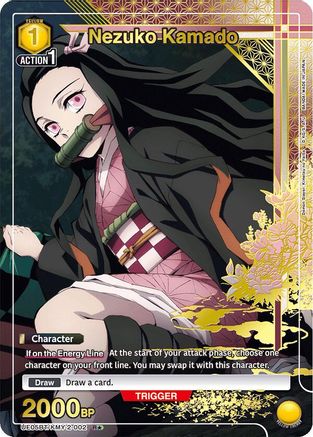 Nezuko Kamado (002) (R*) (UE05BT/KMY-2-002) [Demon Slayer: Kimetsu no Yaiba] Foil