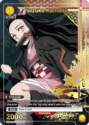 Nezuko Kamado (002) (R*) (UE05BT/KMY-2-002) [Demon Slayer: Kimetsu no Yaiba] Foil - Deck Out Gaming