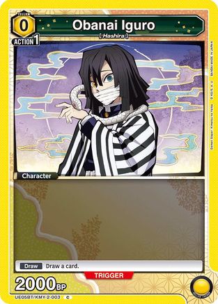 Obanai Iguro (003) (UE05BT/KMY-2-003) [Demon Slayer: Kimetsu no Yaiba] - Deck Out Gaming