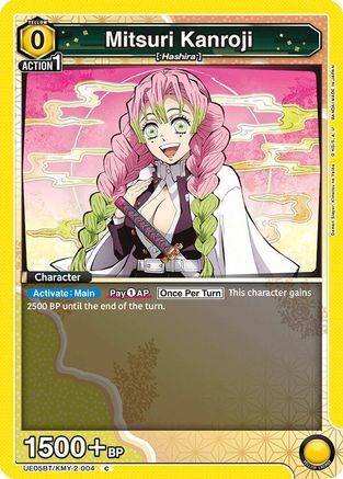 Mitsuri Kanroji (004) (UE05BT/KMY-2-004) [Demon Slayer: Kimetsu no Yaiba] - Deck Out Gaming