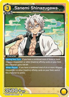 Sanemi Shinazugawa (006) (UE05BT/KMY-2-006) [Demon Slayer: Kimetsu no Yaiba] Foil - Deck Out Gaming