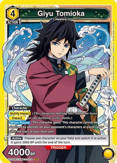Giyu Tomioka (008) (UE05BT/KMY-2-008) [Demon Slayer: Kimetsu no Yaiba] Foil - Deck Out Gaming